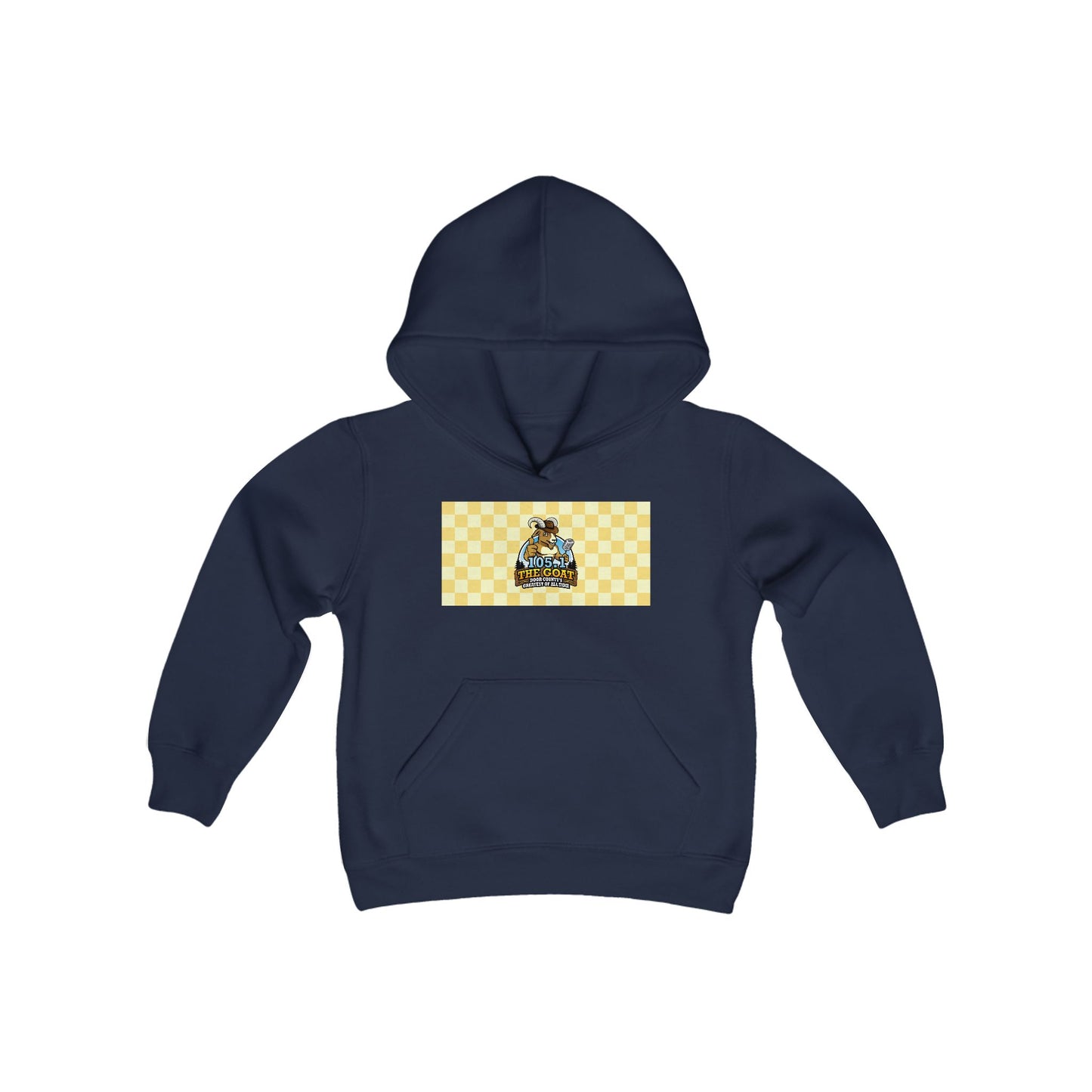 The GOAT - Vintage Logo YOUTH Hooded Sweatshirt