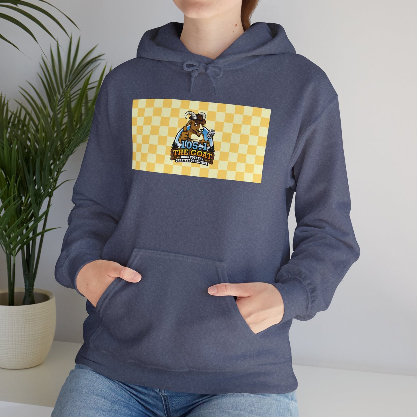 The GOAT- Vintage Logo Unisex Hooded Sweatshirt