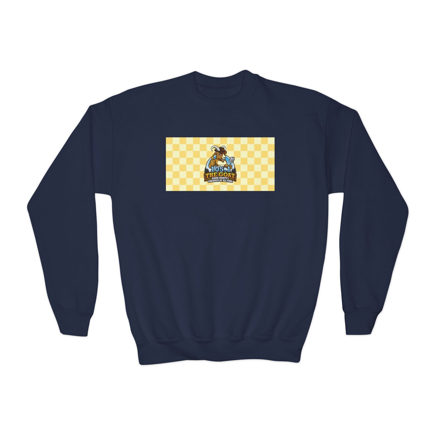 The GOAT- Vintage Logo YOUTH Crewneck Sweatshirt